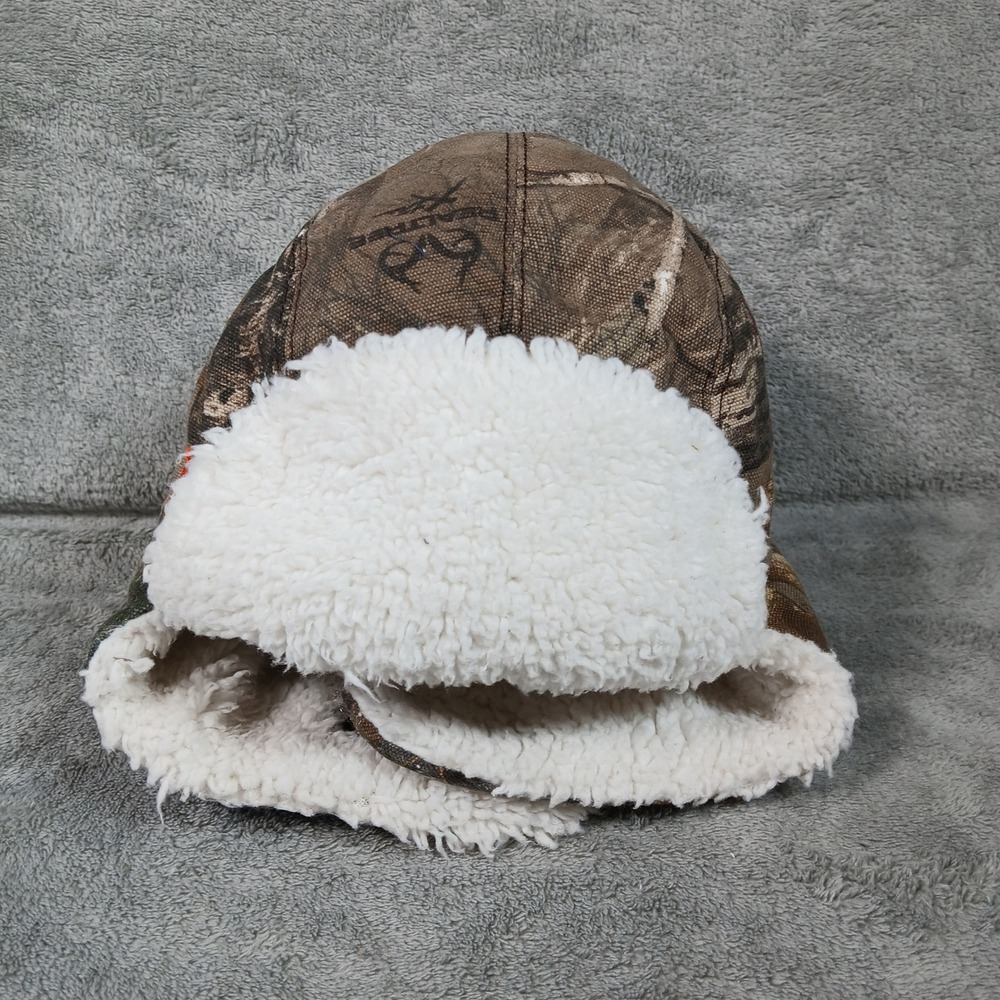 Carhartt Trapper Hat Infant Toddler Camo Realtree Xtra Cotton Fleece